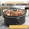 Strex Slowcooker 6.5L - Uitneembare Keramische Binnenpan - Productafbeelding-voorbeeld 3