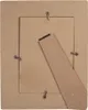 The back of a wooden picture frame with a stand. Produktbild-Vorschau
