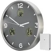 OPTUS MyTime io NX Funk-Wanduhr mit Thermometer und Produktbild-Vorschau 1