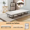 Łóżko gościnne COSTWAY 190x80cm z materacem, łóżko Podgląd zdjęcia produktu 6