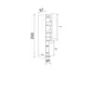 Flex Well Apothekerschrank Capri BxTxH 30 x 57 x 200 cm Produktbild-Vorschau 5