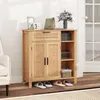 COSTWAY Sideboard Holz, Buffetschrank mit Produktbild-Vorschau 2