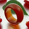 Breiter Ring aus Karneol glatt braun-orange schlicht Produktbild-Vorschau 2