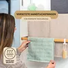 eluno závěsný věšák na dveře z kovu a bambusu, věšák na Náhled obrázku produktu 3