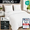 Komfortec Premium Bettwäsche 240x220 cm Bettbezug + 80x80 Produktbild-Vorschau 2