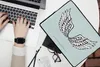 MuchoWow® Laptop Hülle 13 Zoll Engelsflügel Tattoo Produktbild-Vorschau 2