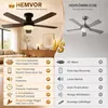 Ventilatore da soffitto con luce, Φ106 cm, pale a doppia Anteprima dell’immagine prodotto 7