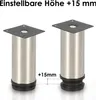 Hengda 12er Set Möbelfüße Tischbein Set Sofafüße Möbelbeine Produktbild-Vorschau 3