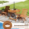 Stół ogrodowy COSTWAY Odporny na warunki atmosferyczne Podgląd zdjęcia produktu 5
