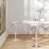 vidaXL Stołek barowy 2 szt. Szara imitacja skóry Podgląd zdjęcia produktu 2