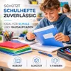 15x bunte Hefthüllen A4 – Heftumschläge & Heftschoner für Produktbild-Vorschau 2