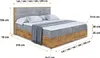 ALTDECOR Boxspringbett LOLLI8 mit H3-Matratze + Topper, Produktbild-Vorschau 6