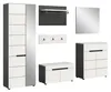 Garderoben-Set Canu | Basalt grau / Weiß | 5-teilig ohne Produktbild-Vorschau 1