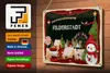 Blechschild Weihnachten Grüße FILDERSTADT 30x20cm Produktbild-Vorschau 3