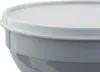 A close-up view of the rim and lid of a gray storage container. Produktbild-Vorschau