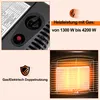 Chauffage radiant Vigevee, noir, 4200 W (gaz) + 1200 W Voir les images du produit 4