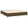 Boxspringbett mit Matratze Dunkelbraun 180x200 cm Stoff Produktbild-Vorschau 4