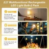2er LED Glühbirne, 2600mAh, USB Rechargeable mit Produktbild-Vorschau 2