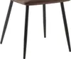A close-up view of the legs and seat of a brown upholstered chair. Anteprima dell’immagine prodotto
