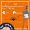 LEGAMI Faltfächer Out of Office Blau – Handfächer Produktbild-Vorschau 3