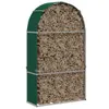 vidaXL Přístřešek na palivové dřevo zelený 120x45x210 cm Náhled obrázku produktu 3