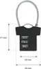 1 Vorhängeschloss Zahlenschloss Sicherheitsschloss, Wähle deine Variante Produktbild-Vorschau