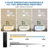 AIORBER Ventilateur de plafond moderne avec éclairage LED, Voir les images du produit 2