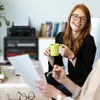 Relaxdays Rollcontainer Büro, mit 2 Fächern & Produktbild-Vorschau 12