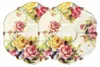 Plato, Plato, Porcelana, flores, rosas, set de 2 piezas de Vista previa de la imagen del producto 2