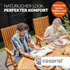 CASARIA® 2er Set Gartenstuhl Balkonstuhl Holz Produktbild-Vorschau 4