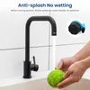 Küchenarmatur Schwarz, Wasserhahn Küche 360° drehbar, Produktbild-Vorschau 6
