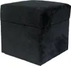 Pufa welurowa ZEFIR DOT 40x40 cm kwadratowa z pojemnikiem Podgląd zdjęcia produktu 1