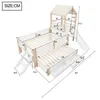 Flieks Kinderbett 90x200cm mit Ausziehbett 90x190cm, Produktbild-Vorschau 4