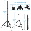LEADZM Studio Softbox Set 2x51x69 cm mit 5500K LED Produktbild-Vorschau 3