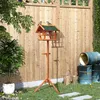 HOMCOM Mangeoire pour oiseaux sauvages sur Pied Abris à Voir les images du produit 2