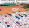 Sequence Brettspiel mit 135 Spieler-Token, geeignet für Produktbild-Vorschau 3