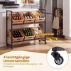 COSTWAY Getränkekistenregal für 6 Kisten, klassisches Regal Produktbild-Vorschau 6