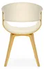 Yorkshire - Fauteuil chaise en bois massif et simili-cuir Voir les images du produit 4