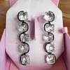 Swarovski Damen Ohrringe Ohrhänger Schwebende Kristalle Produktbild-Vorschau 4