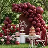105er Ballonbogen-Set bordeauxrot, 45/38/30/35 cm, Helium, Hochzeit, Geburtstag Productafbeelding-voorbeeld
