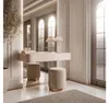 Hangende console SAGE, 110 cm, kasjmierkleur, met 2 lades, Productafbeelding-voorbeeld 2