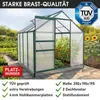 BRAST Gewächshaus Aluminium mit Fundament | 250x190x195cm Produktbild-Vorschau 8