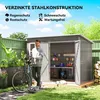 Outsunny Metall Gerätehaus 4,13 m² Geräteschuppen mit Produktbild-Vorschau 4