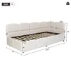 Flieks Hydraulisches Polsterbett 90x200cm mit Stauraum, Produktbild-Vorschau 7
