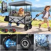 Chariot électrique avec toit de protection et pneus Voir les images du produit 4