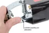 A hand is shown pressing a lever on a mechanical device, with an arrow pointing to the lever and text indicating its function. Náhled obrázku produktu