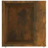 vidaXL Table d'appoint chêne fumé 33x33x34,5 cm Bois Voir les images du produit 13