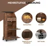 Puluomis Küchenregal Gemüsebehälter mit Rollen, Gemüsebox Produktbild-Vorschau 5