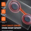 SucceBuy Glassaugnapf, 11,9 cm, 2er-Pack, 150 kg Tragkraft, Produktbild-Vorschau 4