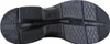The bottom view of a black sneaker. Náhled obrázku produktu
